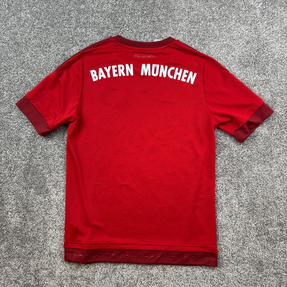 Adidas Bayern Munich Shirt Jersey Youth‎ XL Red 2015-2016 Climacool